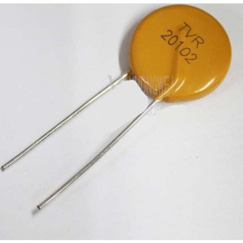 New 10pcs/lot TVR 20102 20D102K 1000V TVR20102KSY dip varistor