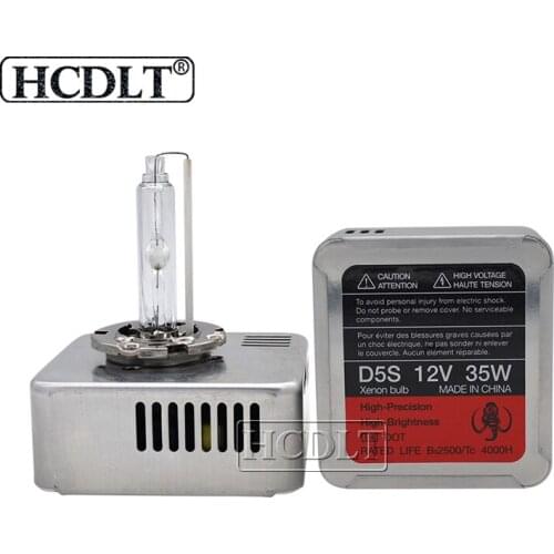 HCDLT Genuine 35W D5S OEM HID Xenon Headlamp Bulb 5500K White All In One D5S Xenon Ballast Kit 9285 410 171 Upgrade Original 25W