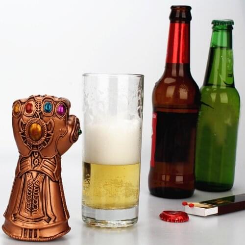 Raytheon Beer Bottle Openers Hammer shape Of Thor Shaped Opener Magnet Infinity Thanos Gauntlet Soda Glass Caps Remover Openers