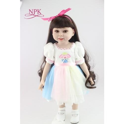 NPK Most popular 18inches fashion play doll education toy for girls birthday Gift
