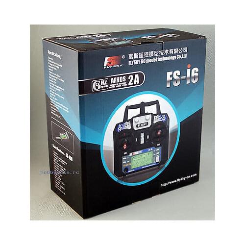 Newest Flysky FS-i6 FS I6 2.4G 6ch RC Transmitter Controller FS-iA6 or IA6B Receiver For RC Helicopter Plane Quadcopter Glider