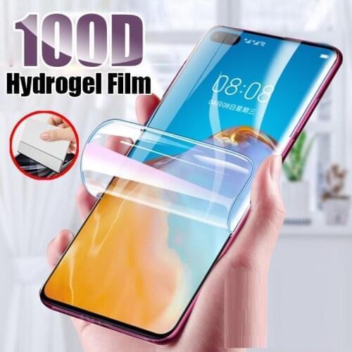 Transparent Hydrogel Film For Huawei Nove SE 6 5G Full Cover Curved Soft Screen Protector Not Glass