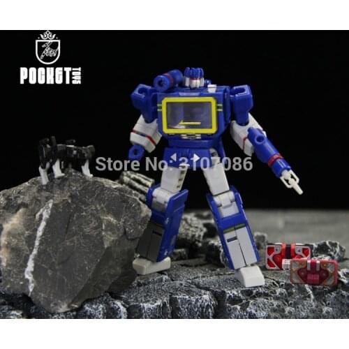 PT Transformation Soundwave PT-04 PT04 With Tape G1 Mini Pocket War KO DX9 Action Figure Robot Toys