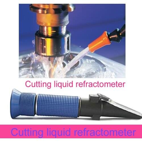 Free shipping 0-10% brix Hand held cutting liquid refractometer P-RHB-10ATC