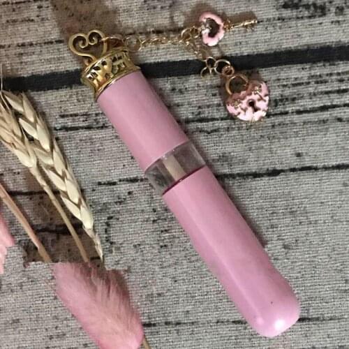 Pink Lip Balm Tubes Containers Cosmetic Tube Plastic Lip Rouge Tube Lip Gloss Lip Cream Tube F049