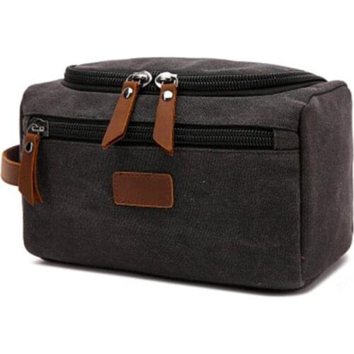 Mens Bag Canvas Toiletry Bag For Men Wash Shaving Dopp Kit Women Travel Make UP Cosmetic Pouch Bags Case Organizer Necessaire