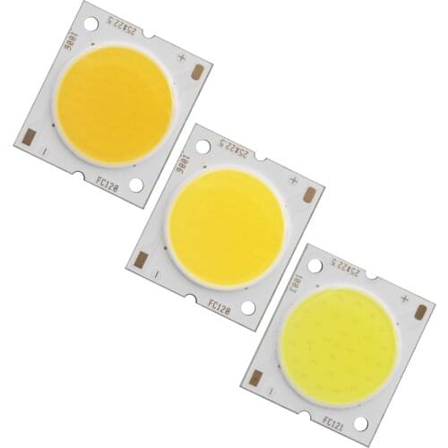 [sumbulbs] 25*23mm led diode chip 10W 30-33V 300mA 1000LM COB LED light source Cold warm Nature White for down track light lamp