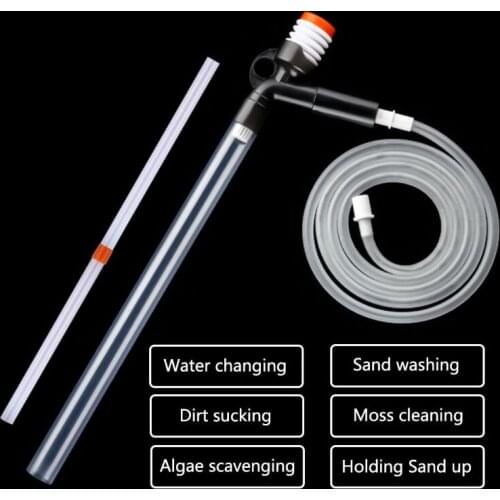 LOKI7 1 Set Aquarium Water Changer Manual Suction Device Sand Washing Pump Siphon Cleaning Tool