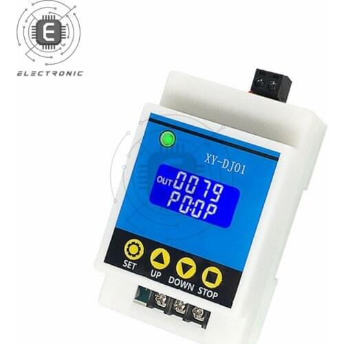 DJ01 LCD Digital Display DC 6-30V Delay Relay Module Delay Power-off Trigger Delay Cycle Timing Circuit Switch Module