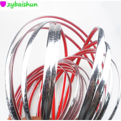 10mmx15m car chrome DIY car exterior decoration line for Peugeot 206 207 208 301 307 308 407 2008 3008 4008