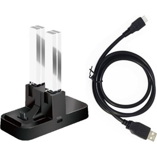 100PCS Charging Dock For Switch Joy-con Controller LED Charger For Switch Pro Gamepad Charge Stand NS Switch