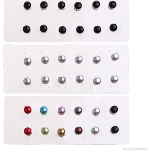12pcs Safe Hijab Brooch Strong Metal Plating Pearl Magnetic Hijab Clip Luxury Accessory No Hole Pins Magnet Brooches wholesales