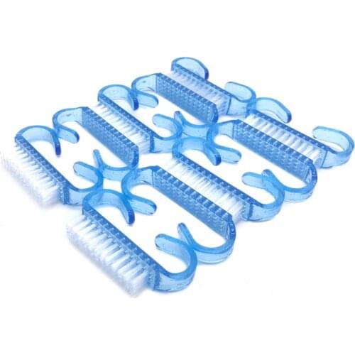 20pcs Nail Brush Beauty Blue Nail Art Acrylic Dust Brush Manicure Plastic Tool Cleaning Powder Soft Remove Ongle en Gel Materiel