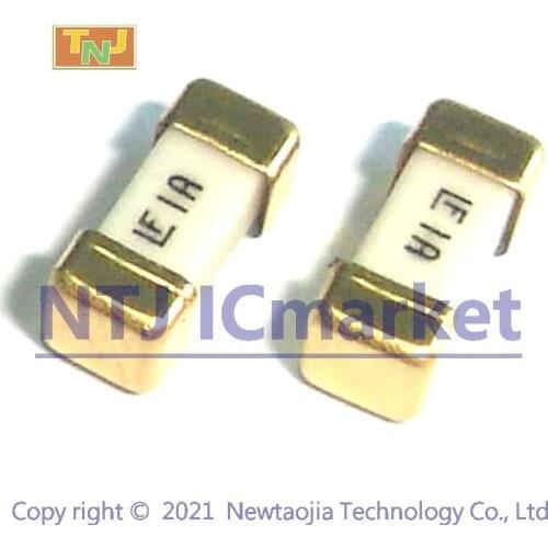 50 PCS Gold Plated Ceramics Fuse 1808 125VAC, 0451001.MRL 1A 04511.25MRL 1.25A 045101.5MRL 1.5A, 045101.6MRL 1.6A 0451002.MRL 2A