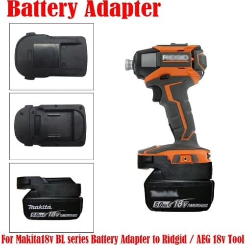 Ridgid / AEG 18V Battery Adapter For Makita LXT Power Tools Electric Drills 18V Lithium Battery BL1815 BL1815B BL1820 BL1820B
