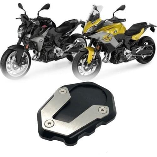 Motorcycle Aluminum Kickstand Side Stand Plate Pad Support Enlarge Extension For BMW F900XR F900R F 900R F 900XR 2019 2020