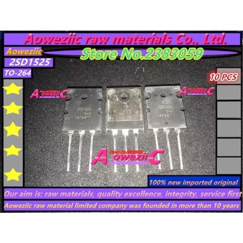 Aoweziic 100% new imported original 2SD1525 D1525 TO-247 High Power Darlington Tube 100V 30A