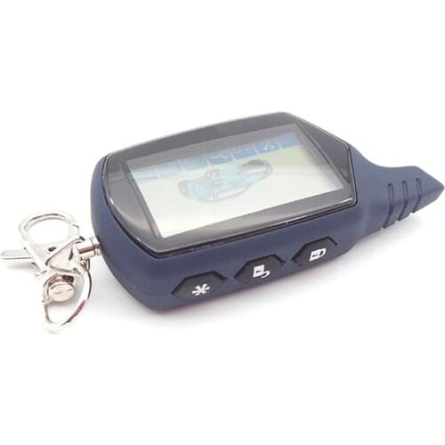 A91 2-way LCD Remote Control Key Fob Chain Keychain For Russian Vehicle Security Two Way Car Alarm System Starline A91