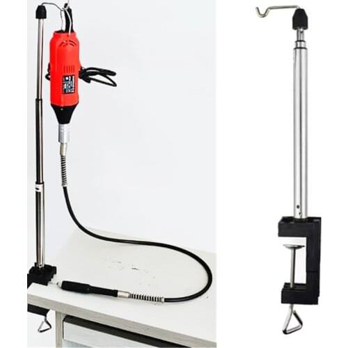Dremel Holder Hanging Bracket Small Electric Grinder Shelf Frame Hook Drill Power Accessories Tools 250-650mm Height Adjustment