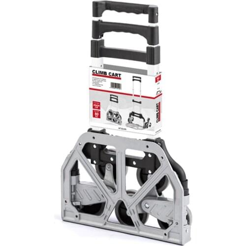 For Upstairs Cargo 330lbs Stair Climbing Cart All Terrain Stair Climbing Hand Truck with Bungee Cord Portable Folding Trolley