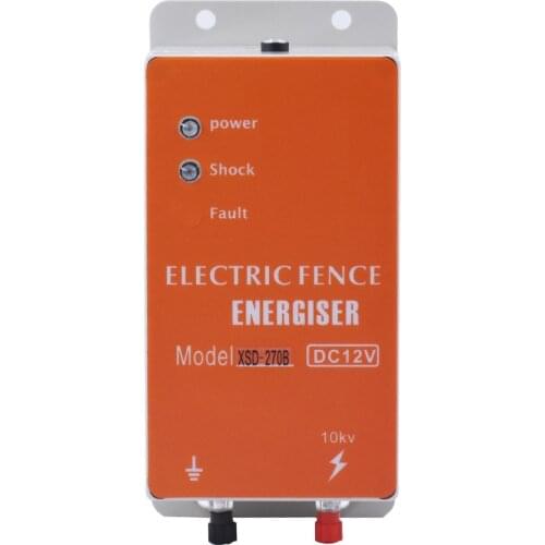 Livestock Breeding Live Fence Control Electric Box Solar Energy Charger Anti-theft Sheep Pen Power Box Shepherd 10KM XSD-280B