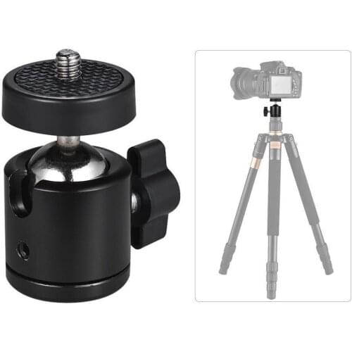 Mini 1/4" Tripod Screw to Flash Hot Shoe Adapter Mount Black For Camera Holder Bracket Mount Cam Holder For Camera Ball Tri A8U3