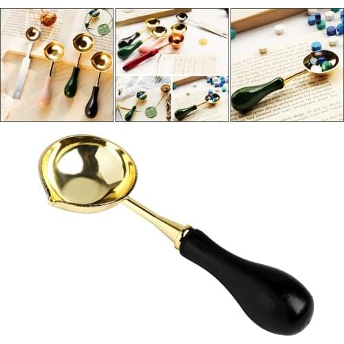 Fashion Stainless Sealing Wax Spoon Wax Seal Warmer Sealing Stamp Spoon Tool