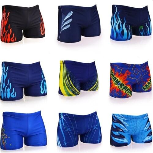 Men Swimming Trunks Multi Prints Swimwear Swim Briefs Swimsuit Beach Boxer Shorts Wear Bathing Suit