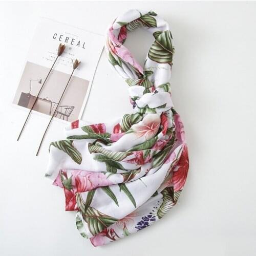 2020 Luxury Brand New Women Viscose Scarf Spain Ethnic Floral Long Shawl Large Size Warm Pashmina Stole Neck Wear Headband Hijab