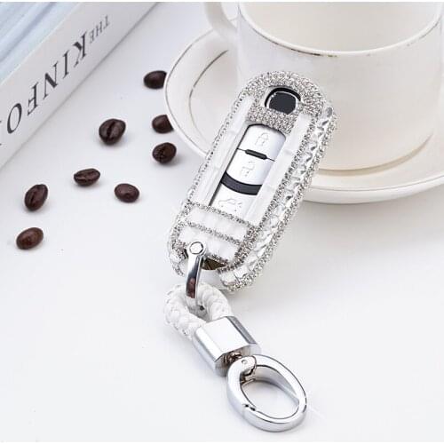 New Diamond Car Key Cover Case Protect For Mazda 2 mazda 3 mazda 5 mazda 6 CX-3 CX-4 CX-5 CX-7 CX-9 Atenza Axela MX5 Accessories