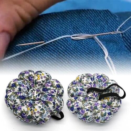 New Style Soft Needle Pad Soft Touch Pumpkin Shaped Portable DIY Handcraft Sewing Pin Cushion for Home Sewing Accessories