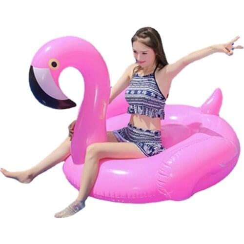 In Stock Wholesale Inflatable Flamingo Floating Row Inflatable Rose Gold Flamingo Pegasus Unicorn Floating Deck Chair