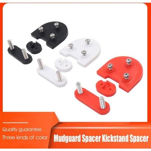 Mudguard Spacer Kickstand Spacer For Xiaomi Scooter Mijia M365 M187 Complete Kit for 10 Inch Wheel Upgrade 10' RED Black White
