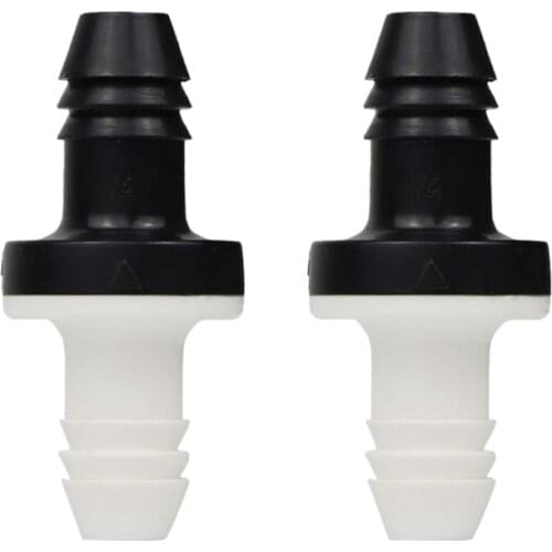Promotion! 2Pcs 3/8 inch 10Mm Inline Abs One Way Water Non Return Check Valve For Fuel Gas Liquid Air