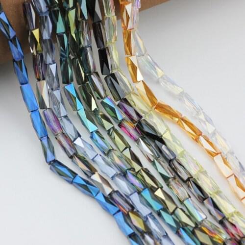 QL Crystal Isywaka Multicolor 12.5x5mm Rondelle Austrian Multifaceted Crystal Glass Bead Bulk Gasket for Jewelry Making