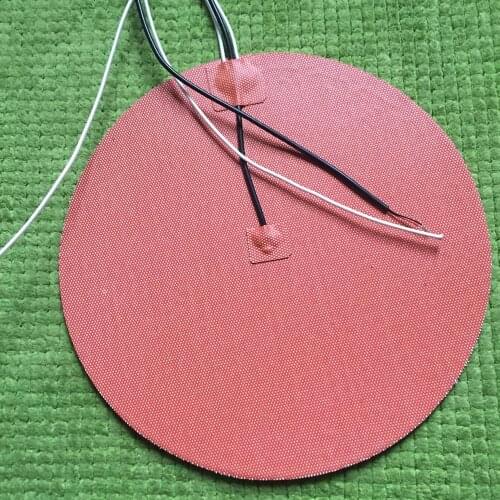 260mm dia 3d 1000w 230v stampante riscaldamento pad silicone heater pad electric heater Coffee thermal insulation pad