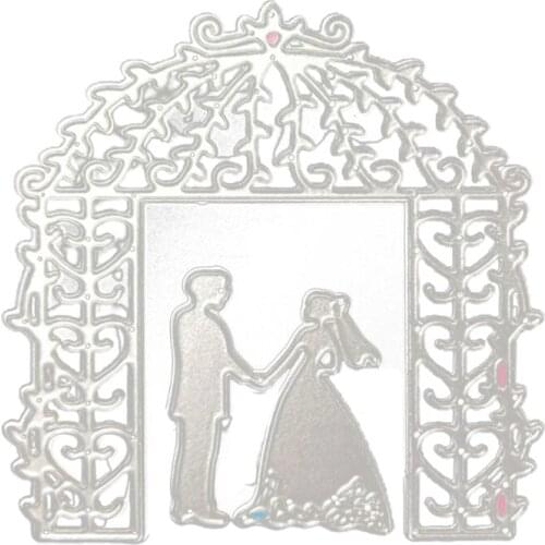 Wedding Metal Cutting Dies Stencil DIY Scrapbooking Album Paper Card Template Mold Embossing Craft Decoration