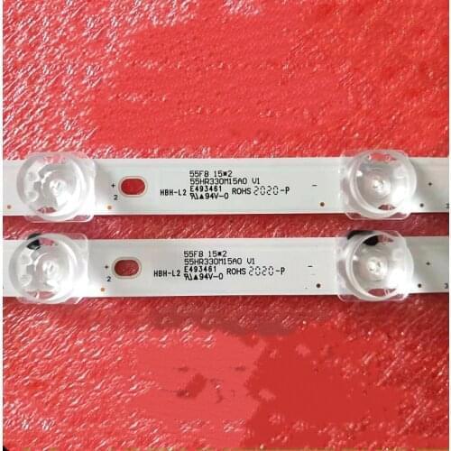 Led backlight 55HR330M15A0 V1 4C-LB5515-HR04J for tcl 55 inch tv 55F9 55F8
