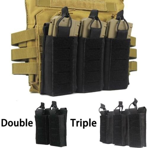 Tactical Military Rifle Molle Magazine Pouch For Plate Carrier Airsoft Mag Pouch Holder Paintball Hunting Accessory For M4 AR 15