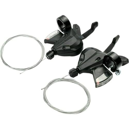 Bike Shifter/Shift Brake Lever with Gear Indicator and Brake Cable for Mountain Bicycle- x R8 Speeds