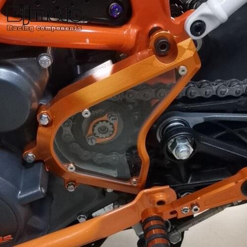 For Duke250 390 2017 2018 2019 Motorcycle Front Sprocket Guard Chain Cover Transparent For Duke250 Duke390 2017 2018 2019