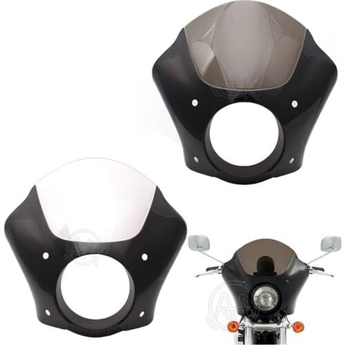 1pcs Motorcycle Headlight Fairing Windshield Trigger Mount For Harley Low Rider Street Bob Super Glide Sportster 1200 XL883 Dyna