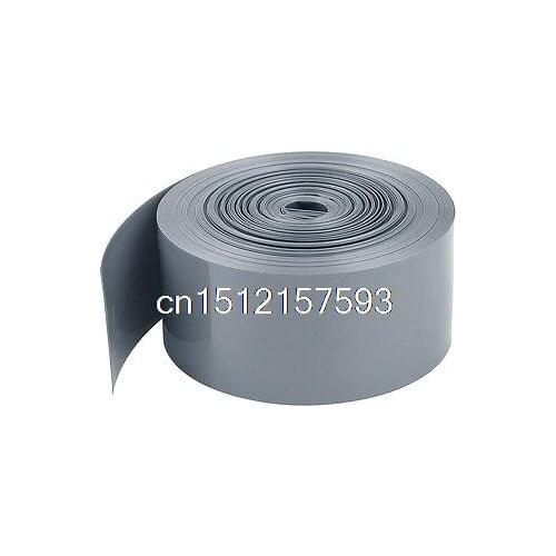 33ft 10M Long 29.5mm Gray PVC Heat Shrinkable Tubing Wrap for 1 x 18650 Battery