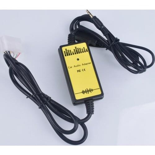 Car CD Adapter MP3 Audio Interface AUX USB CD Changer (5+7)PiN for Toyota Avensis Tundra Vios Highlander for Lexus GX LX GS300