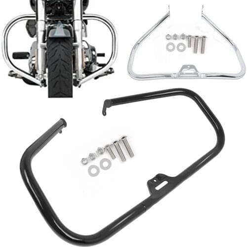 Engine Guard Crash Bar Bumper For Harley Heritage Sport Glide Softail Fat Boy FLST FLSTF Street Bob Low Rider 2018-2021 2020