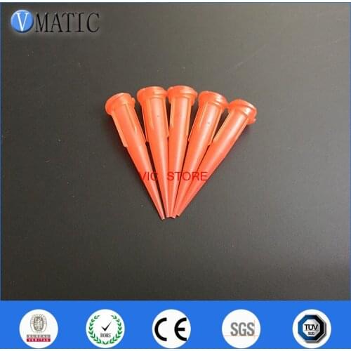 Free Shipping 100Pcs 25G Red TT Liquid Dispenser Needles Plastic Tapered Tips