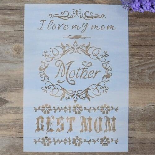 DIY Craft Layering Stencils For Walls Painting Scrapbooking Stamping Stamp Album Decorative Embossing Paper Card Mother Template