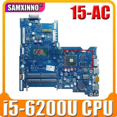 For Hp 15-AC 15-AY Laptop Motherboard 854936-601 854936-001 BDL50 LA-D704P With SR2EY i5-6200U CPU DDR4 MB 100% Tested Fast Ship
