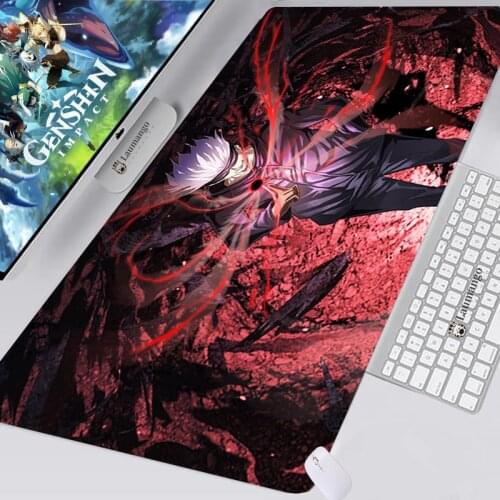 Jujutsu Kaisen Mouse Pad Kawaii Gaming Accessories Gojo Satoru Carpet Gamer PC Table Computer Keyboard Desk Mat Anime Mousepad