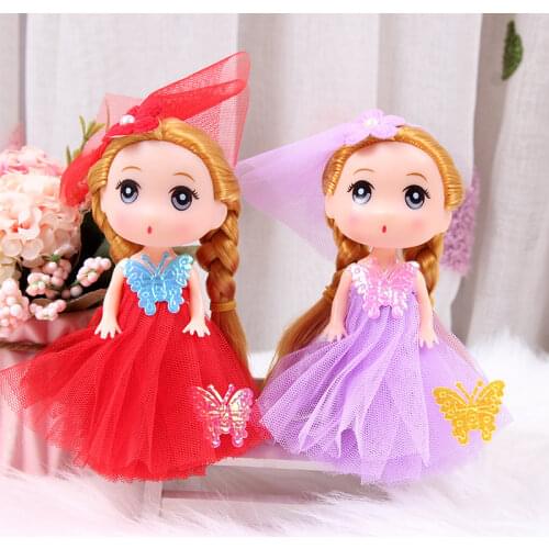 5pcs/set 8cm Little Kelly Confused Doll Princess Cute Baby Kelly Dolls Body Toys For Girls Children Gifts